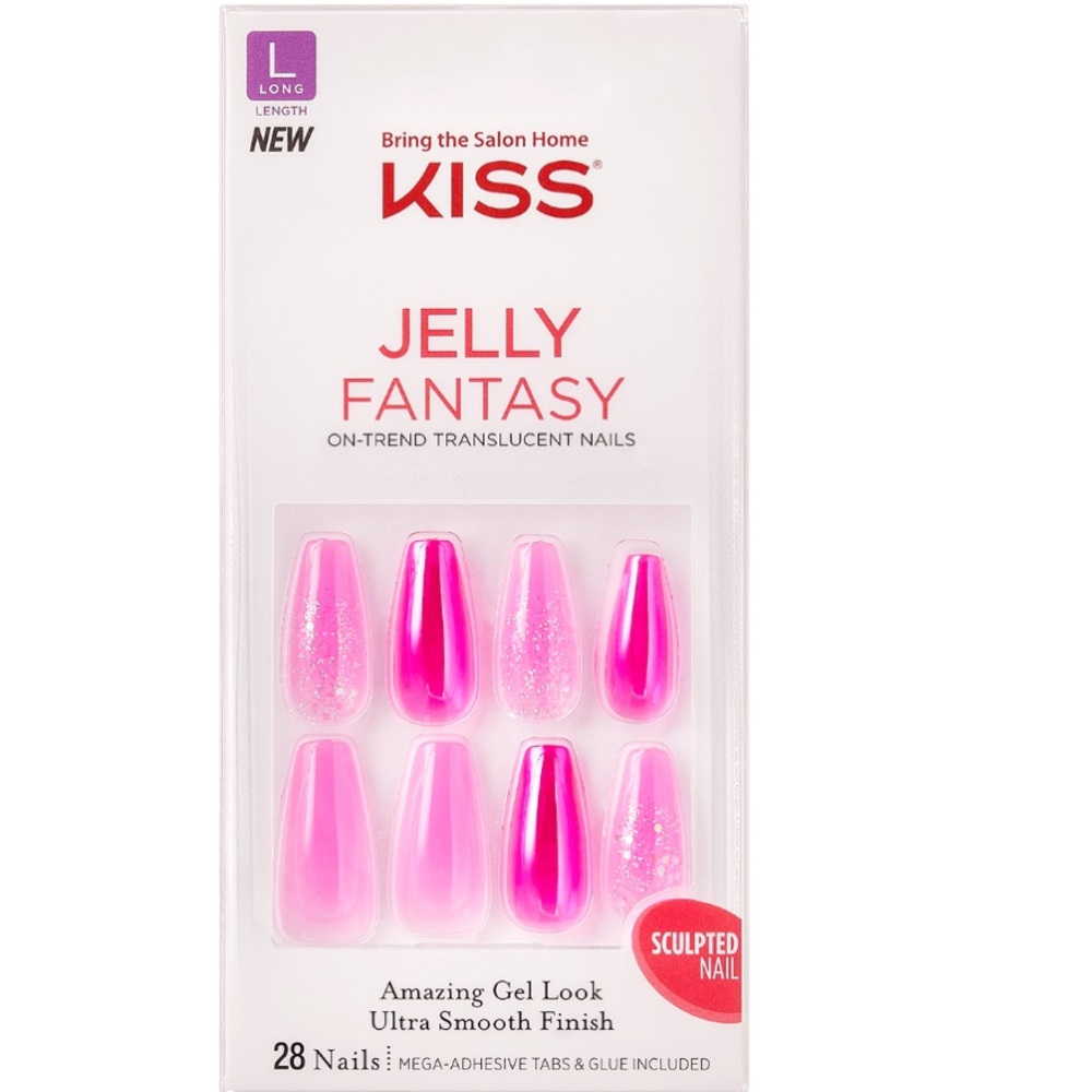 KISS JELLY FANTASY ON TREND TRANSLUCENT NAILS